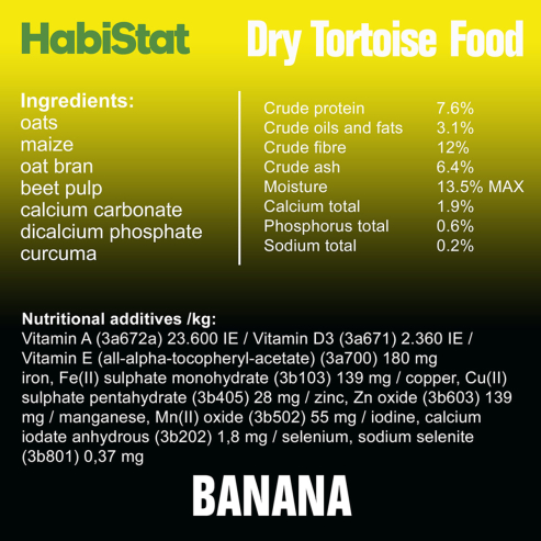 HabiStat Tortoise Food Banana