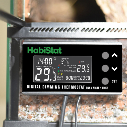 HabiStat Digital Dimming Thermostat, den/noc - stmívací