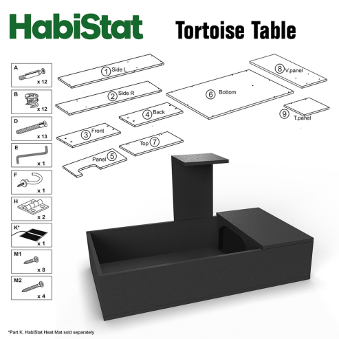 HabiStat Tortoise Table